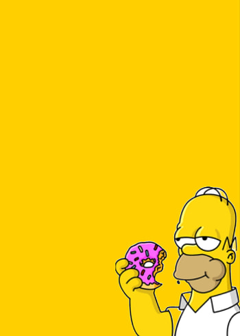 The simpsons, purple, homer HD phone wallpaper