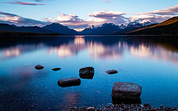 Glacier's majesty, gem, National park's wonder, Nature's frozen allure HD wallpaper
