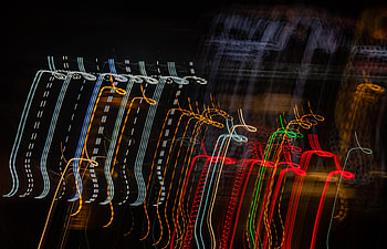 Abstract, Shine, Light, Multicolored, Motley, Lines, Long Exposure HD wallpaper