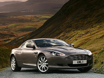 Auto, Nature, Aston Martin, Cars, Side View, Style, 2004, Db9, Metallic Gray, Grey Metallic HD wallpaper