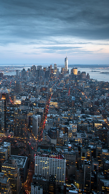 Manhattan (Travels), Man-made Manhattan, Urban marvels, City infrastructure HD phone wallpaper