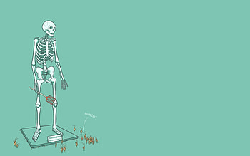 Vector, Color, Stand, Skeleton HD wallpaper