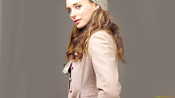 Rooney Mara, coat, cap, look, smile HD wallpaper