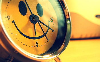 Smile Clock, Happy HD wallpaper