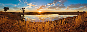 Landscape, Nature, Sunset, Lakes HD wallpaper