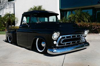 1957-Chevrolet-3100, Truck, Black, GM, 1957 HD wallpaper