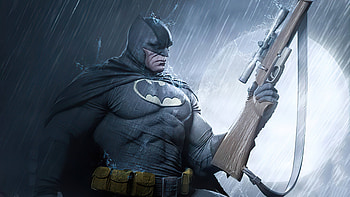 Batman With Gun Art , batman, superheroes, artist, artwork, digital-art HD wallpaper