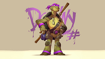 Donatello In Teenage Mutant Ninja Turtles , donatello, teenage-mutant-ninja-turtles, ninja-turtle, superheroes, artwork, digital-art, art, artstation HD wallpaper