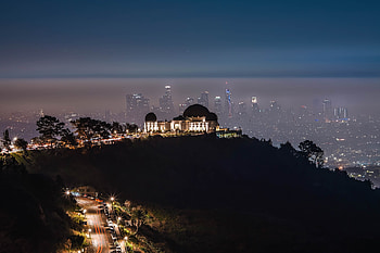 Cities, Night, City, Building, View From Above, Fog HD wallpaper