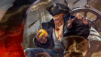 Gangplank, League of Legends, Concept art , Gaming aesthetics HD wallpaper