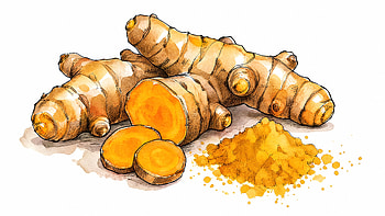 Turmeric Glow —, Spice HD wallpaper