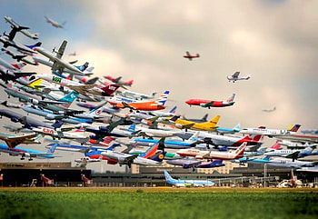Worlds busiest airport, cool HD wallpaper