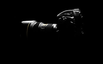 Black Camera, black HD wallpaper