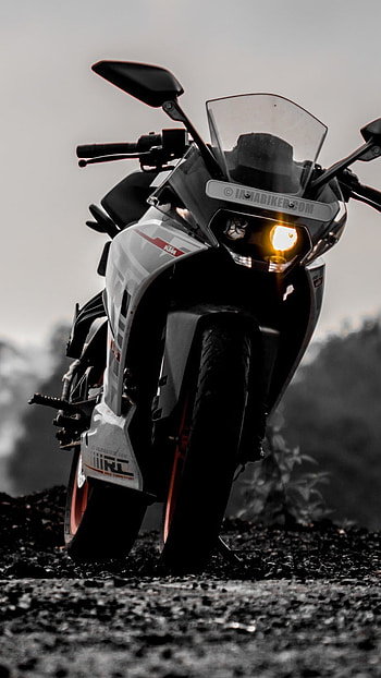 Ktm Rc 390 Front, ktm rc 390, bg , , racing bike HD phone wallpaper