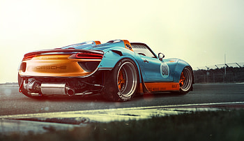 Porsche Fan Art, porsche, cars, artwork, artist, digital-art HD wallpaper