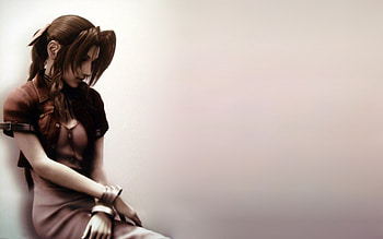 Final Fantasy Aerith, final-fantasy, games, alone, sad HD wallpaper