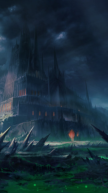 fantasy, castle HD phone wallpaper
