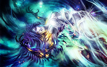 WitchBlade, babe, magic, light, comic, hair HD wallpaper