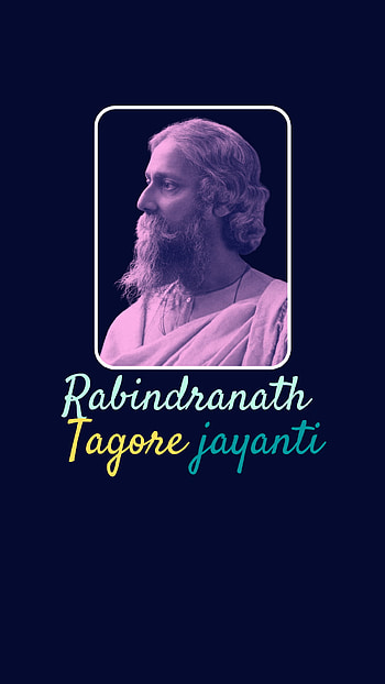 Rabindranath Tagore, Jayanti HD phone wallpaper