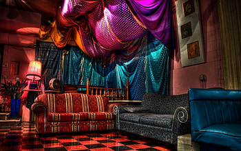 Interior, Miscellanea, Miscellaneous, Design, Room, Sofa, Coziness, Comfort HD wallpaper