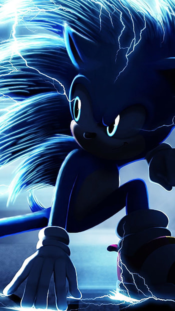Sonic, Blue Wind, Background HD phone wallpaper