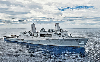USS Anchorage, , vector art, LPD-23, amphibious transport dock, United States Navy, US army, abstract ships, battleship, US Navy, San Antonio-class, USS Anchorage LPD-23 HD wallpaper
