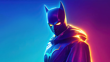 The Glowing Batman , batman, superheroes, artist, artwork, digital-art, artstation HD wallpaper