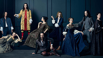 Versailles (2015), tv serie, man, actor, versailles, girl, people, actress, woman HD wallpaper