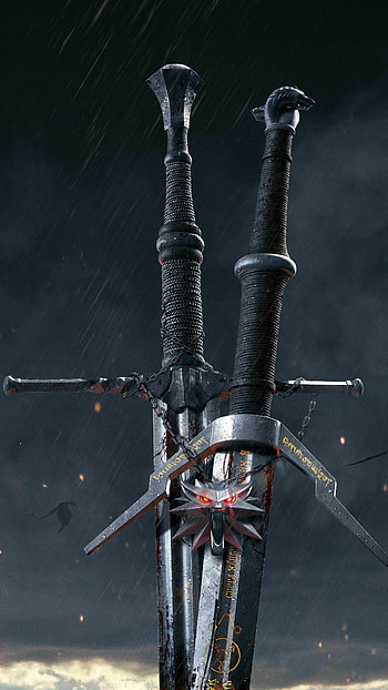 Witcher Medallion, The Witcher HD phone wallpaper