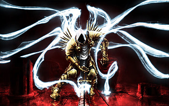 Fantasy, sword, dark, warrior HD wallpaper