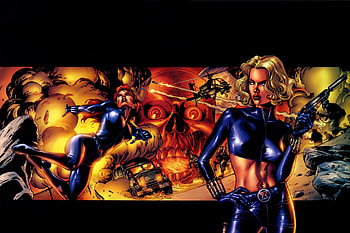 Black Widow, Marvel, Superheroes, Comics HD wallpaper