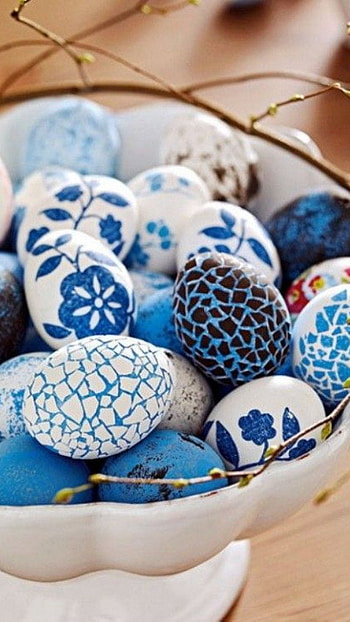 Easter, White Blue HD phone wallpaper
