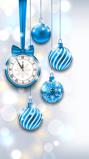 Happy New Year, Blue Watch HD phone wallpaper