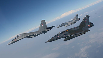 Sukhoi Su 30Mki, Dassault Mirage 2000, Military, Jet Fighter, Jet Fighters HD wallpaper