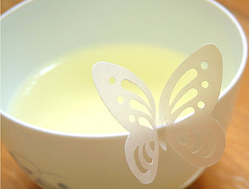 Drink charm, milk, precious, wings, white, butterfly, bowl, charm, drink HD wallpaper