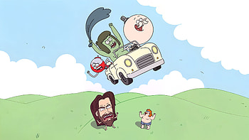 Regular Show Quad — Sky-High Shenanigans, Regular Show HD wallpaper