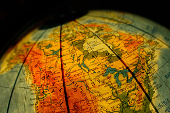 Close-up, Globe HD wallpaper