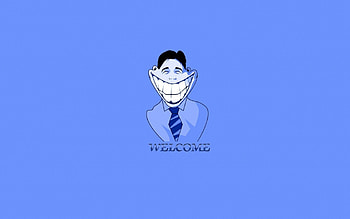 Vector, Minimalism, Smile, Inscription, Blue Background, Smiley, Tie, Asian, Erysipelas HD wallpaper
