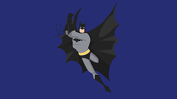 Batman, vector style, minimal, digital art HD wallpaper