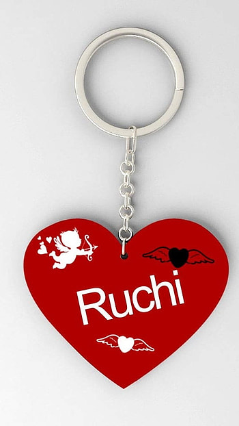 R Name, Ruchi, love, keychain HD phone wallpaper