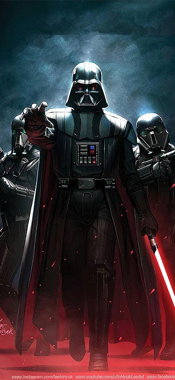 Sith power, Darth Vader HD phone wallpaper