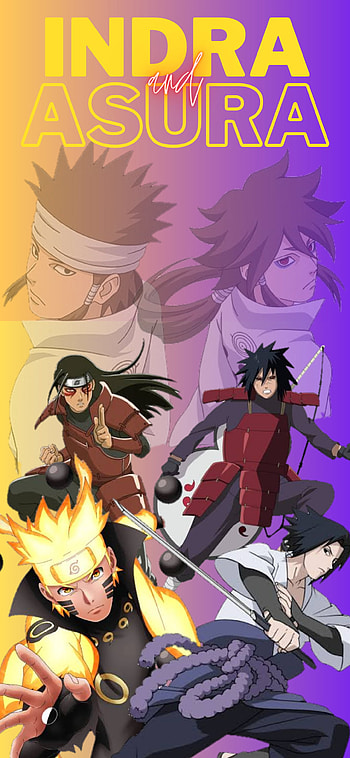 Naruto: Indra & Asura, naruto HD phone wallpaper