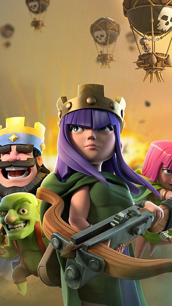 Clash Royale, Clash of Clans HD phone wallpaper