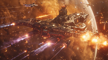 battlecruiser, Sci Fi HD wallpaper