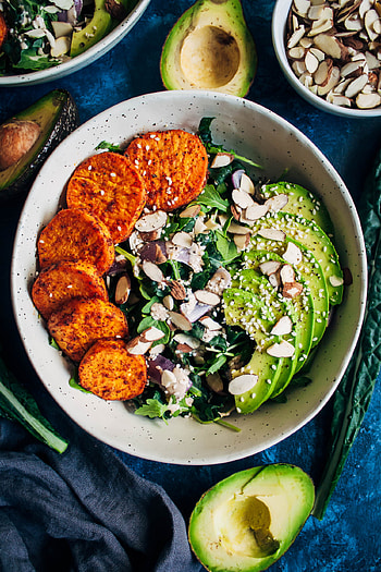 Chipotle sweet potato bowl, Flavorful vegetarian meal, Well-balanced and satisfying, Mexican-inspired dish HD phone wallpaper