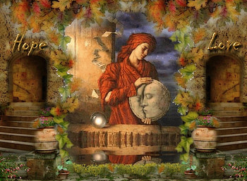 Hope and Love, hope, moon, fantasy, love HD wallpaper