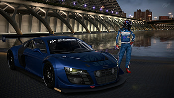 Audi LMS Race Car 25th Anniversary Edition, Audi, race car, video game, Gran Turismo HD wallpaper