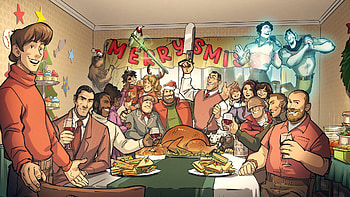 Team Fortress 2 Holiday Bash: Valve’s Ultimate Comic Gaming Celebration, Team Fortress 2, Team Fortress, Valve Corporation, video game, Comic HD wallpaper