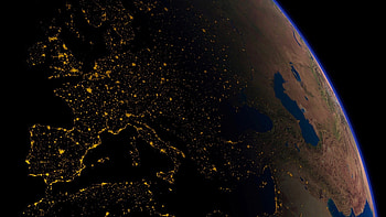 Earth - From Space Europe Earth Space HD wallpaper