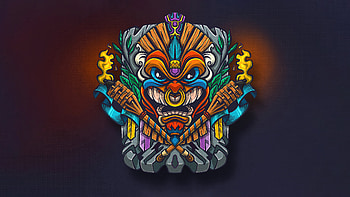 Tiki Totem Illustration , artist, artwork, digital-art, illustration HD wallpaper